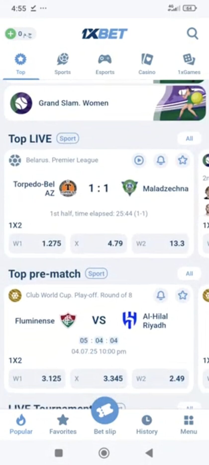 1xbet apk